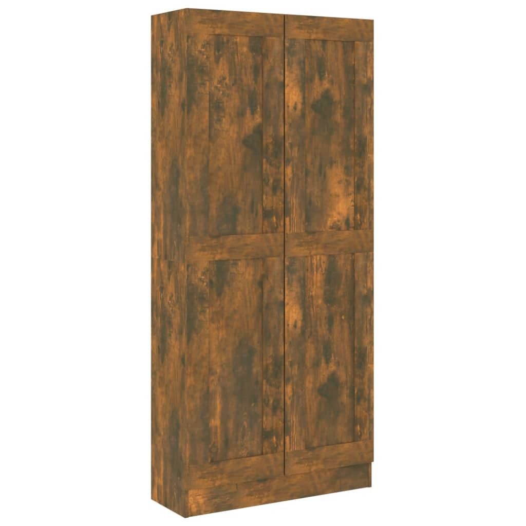 vidaXL Libreria in rovere affumicato 82,5x30,5x185,5 cm Immagine del prodotto 