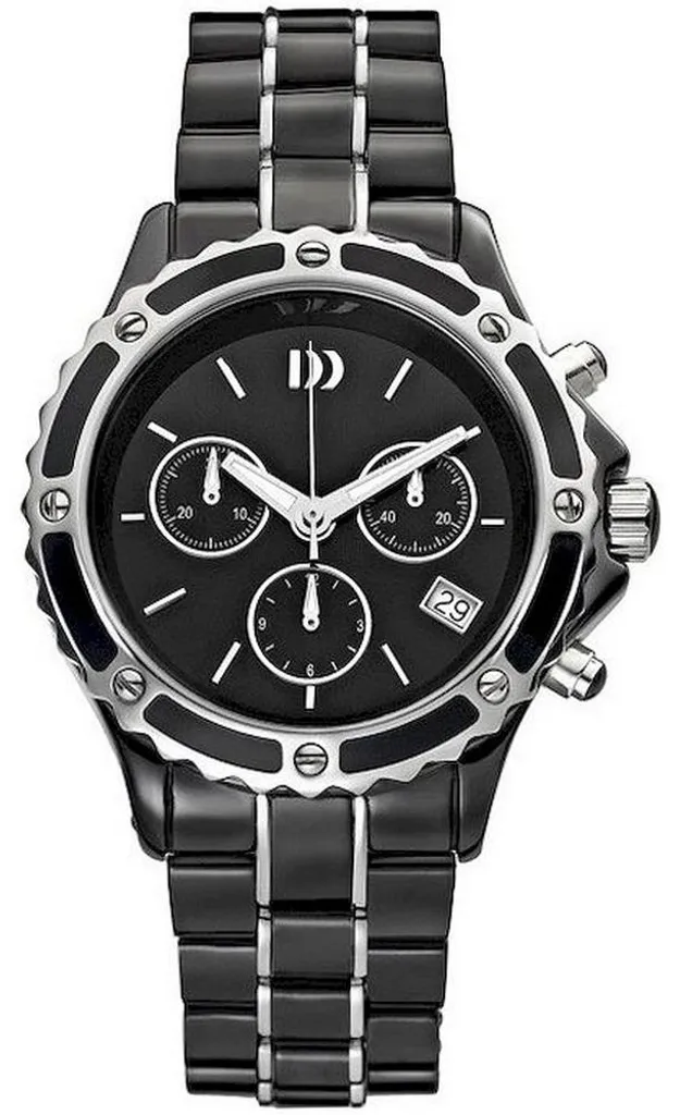 Danish Design Chrono Céramique : Montre Femme Noir Ultra-Résistante
