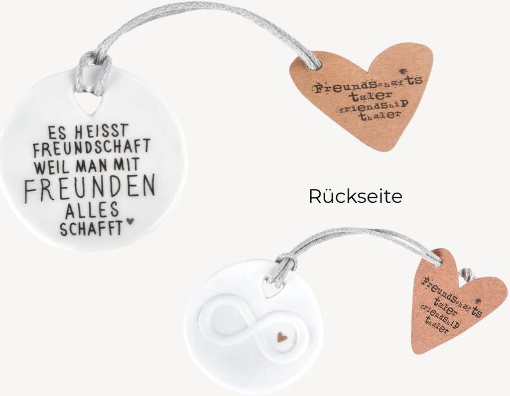 Freundschaftstaler "Es heißt Freundschaft"