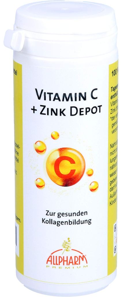 Vitamin C + Zink Depot, 100 St KAP