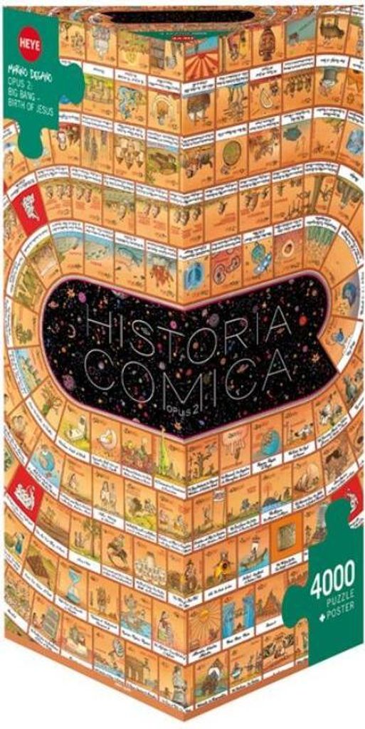 Puzzle triangolare Heye 4000 pezzi - Degano, Historia Immagine del prodotto 
