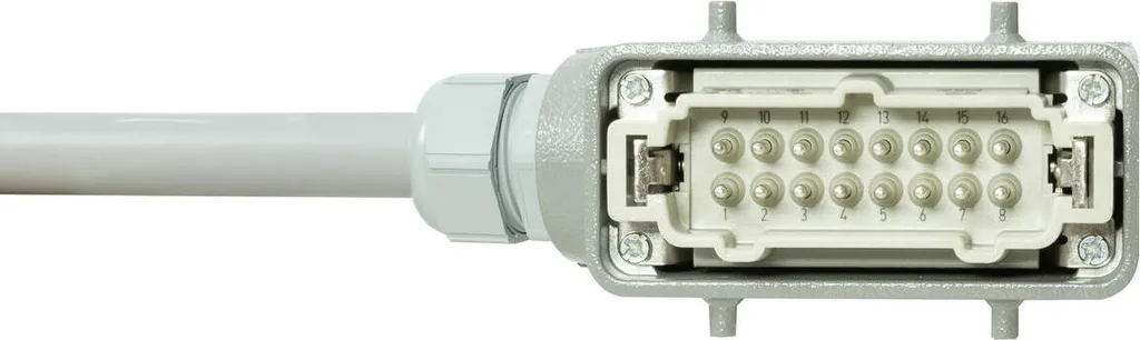 PSSO Multicore 16 pôles 15m (30247656) : Câble multipaire gris robuste - 6
