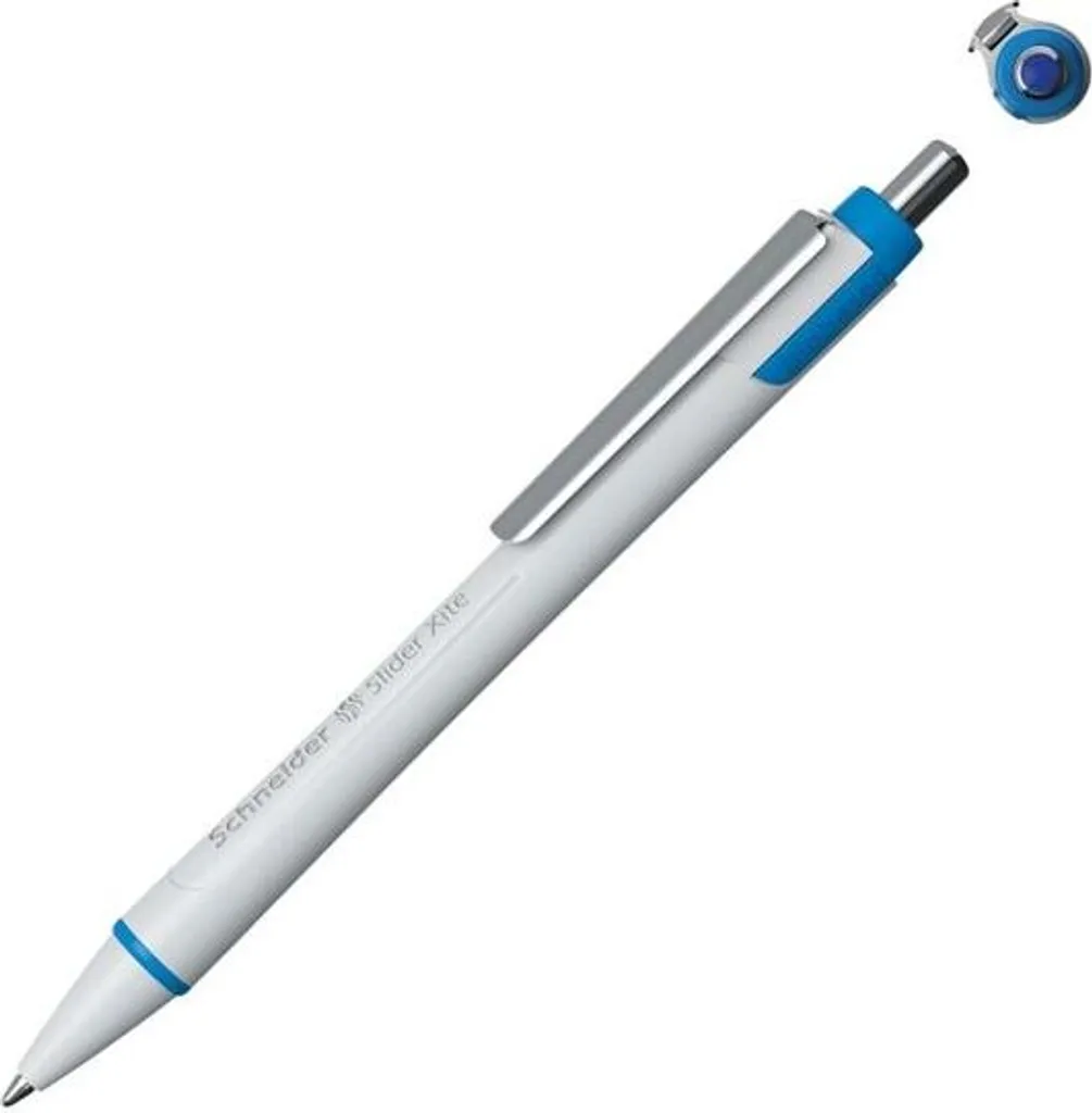Penna A Sfera Schneider Slider Xite 133286 - 6 Pezzi, Tratto XB Largo, Blu, Inchiostro Indelebile - 2
