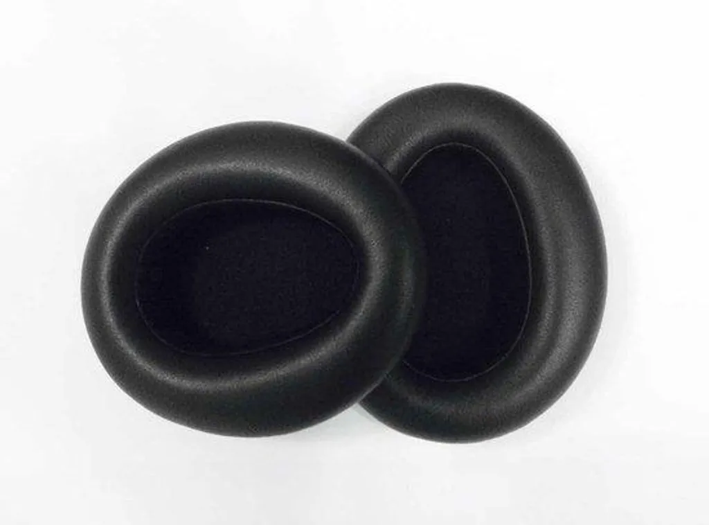 Coussins de rechange pour casque audio pour télétravail et musique - Noir