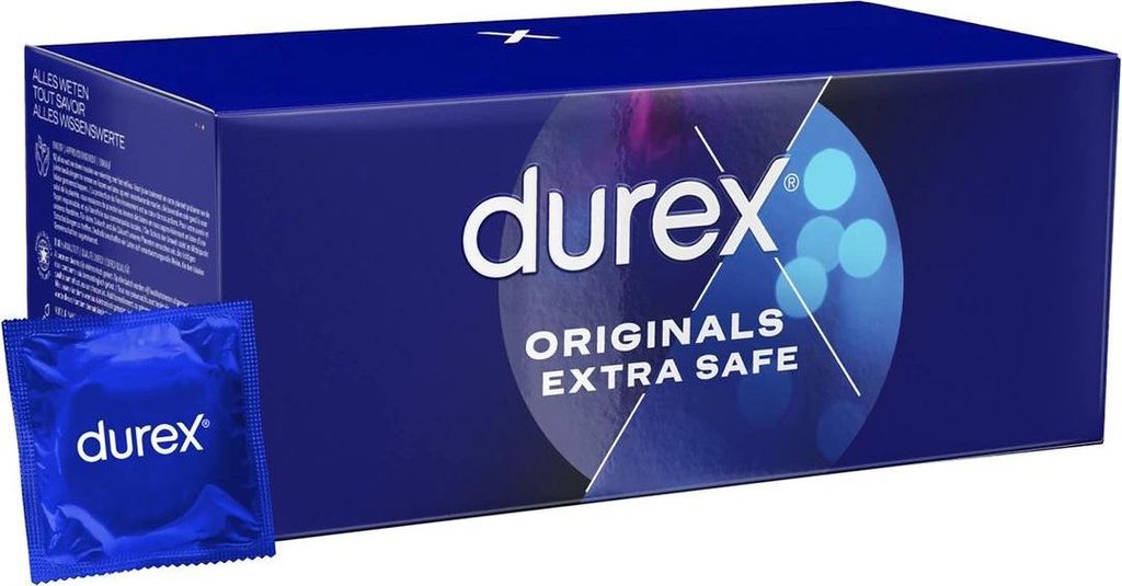 Durex Extra Safe 144 szt. prezerwatywy grubsze, dodatkowo Zdjęcie produktu 