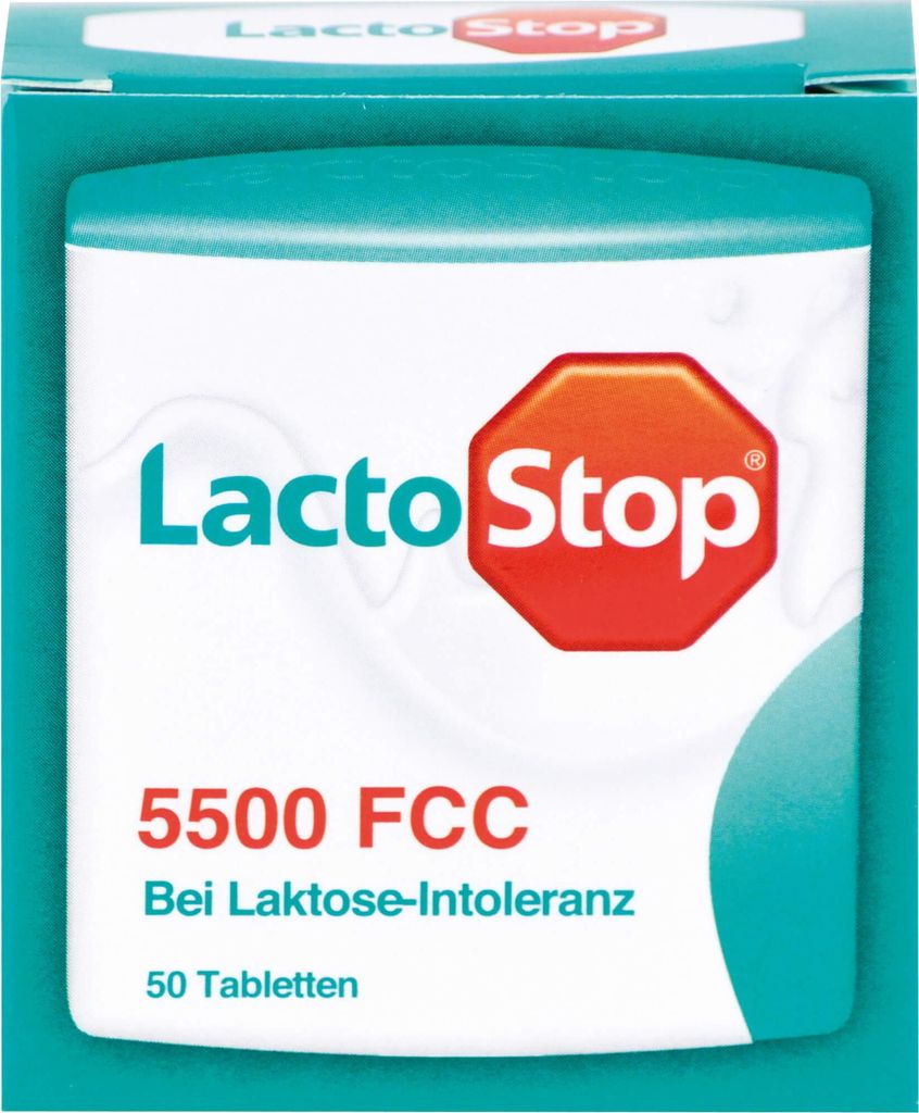 Lactostop 5.500 Fcc compresse click dispenser 50 pz Immagine del prodotto 