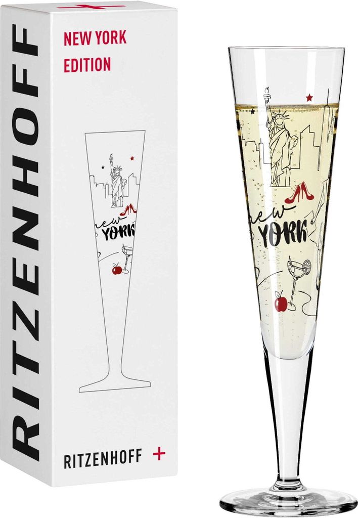 Champus New York Edition Champagnerglas H24 Von Theresa Kuhlmann