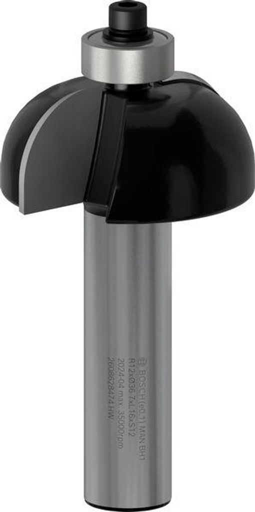 PRO Hohlkehlfräser, R 12, Schaft 12 mm