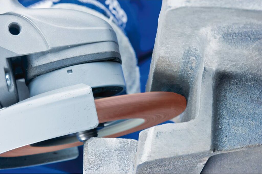 PFERD TOOLS POLIFAN CURVE Fächerscheibe PFR 125x22,23 mm Breite L A40 Speziallinie SGP ALU für Alu