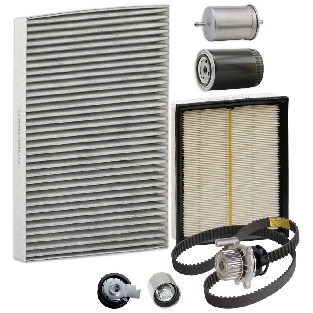 RIDEX Inspektionspaket Filterset für VW PASSAT Variant (3B6) PASSAT (3B3) für SKODA SUPERB (3U4)