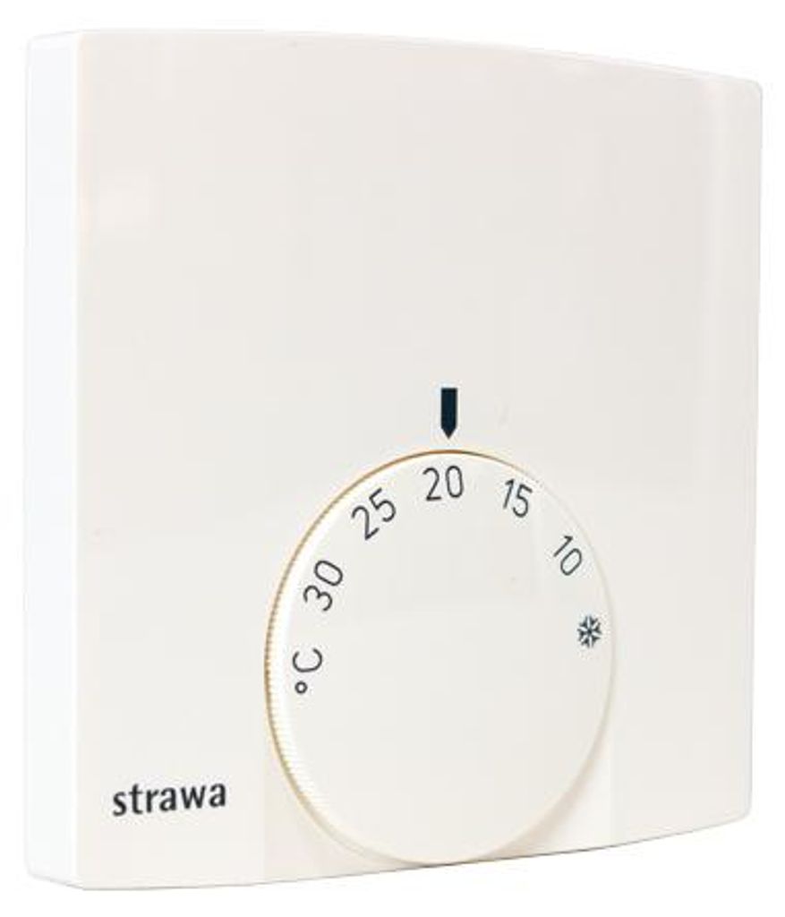 Strawa Raumthermostat AP 230 V mit TR Aufputz, superflach Produktbild 