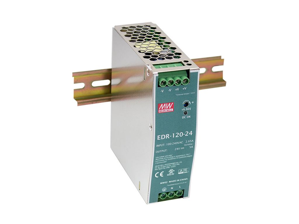 LevelOne ind. Netzteil POW-4841 48VDC 120W DIN-Schiene PoE