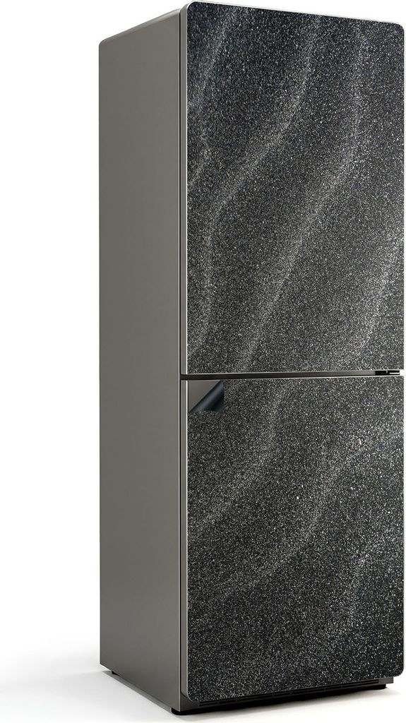 Wellen auf dem Sand – Magnetische Kühlschrank Abdeckung – Dekorfolie magnetisch Küche – Kühlschrank Magnet Deko – selbstklebende Magnett...
