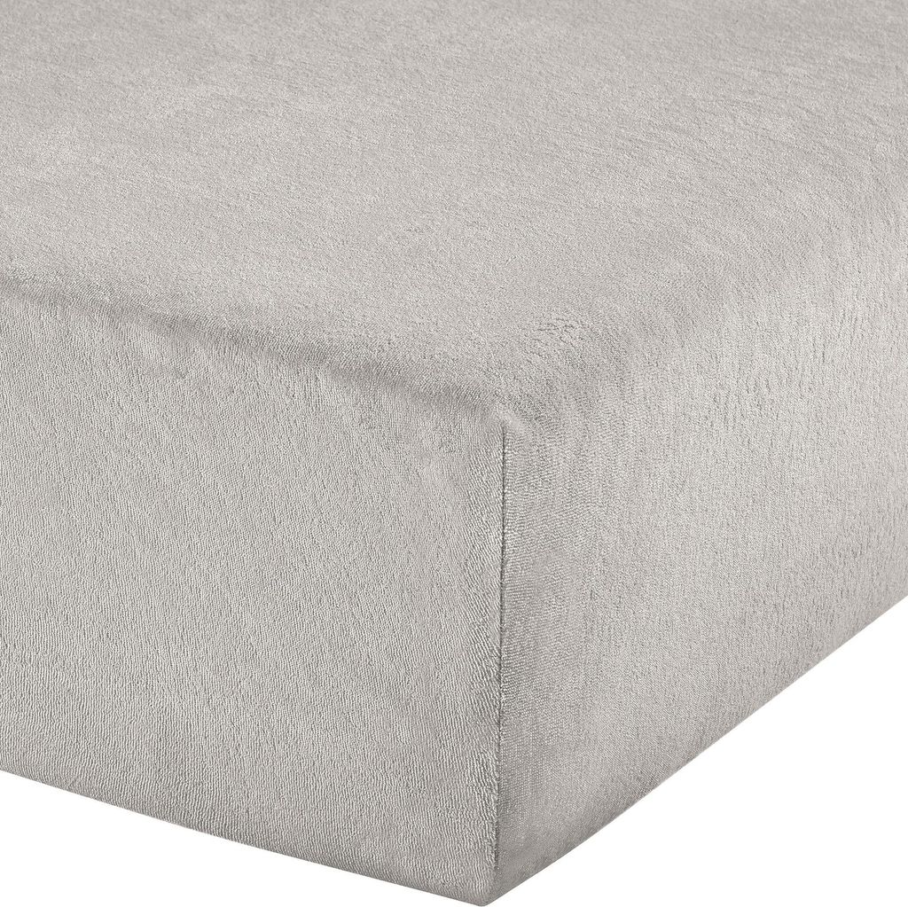 Erwin Müller Boxspring-Spannbettlaken Füssen" silber 90x190 cm - 100x200 cm"