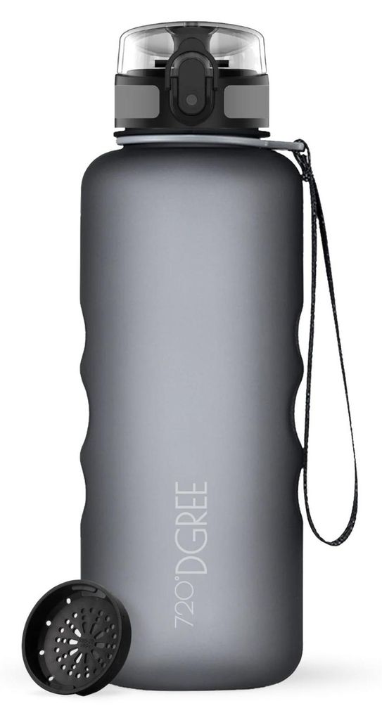 720°DGREE Trinkflasche uberBottle softTouch mit Sieb stone Produktbild 