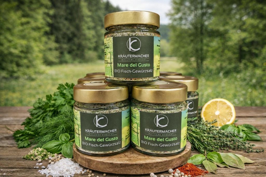 Fisch Gewürzsalz "Mare del Gusto" kbA 130g Glas