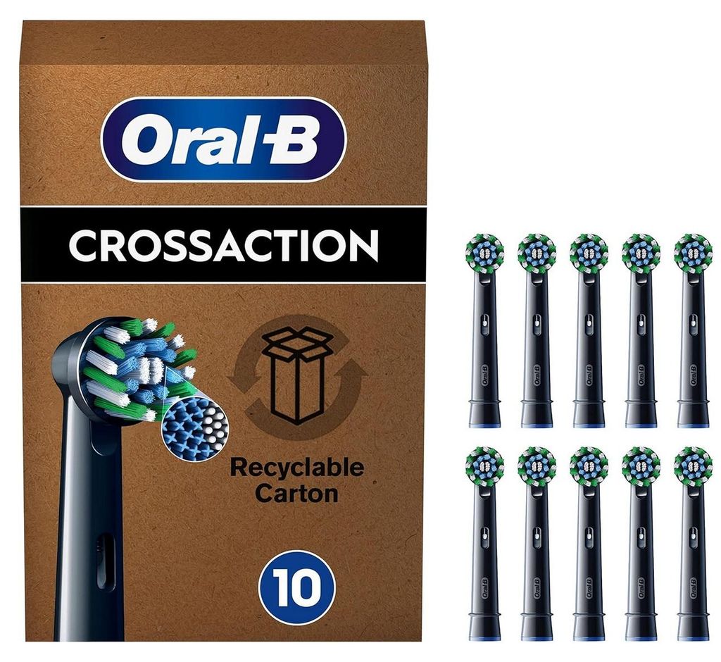 Oral-B Aufsteckbürsten Pro CrossAction 10er FFU schwarz Produktbild 