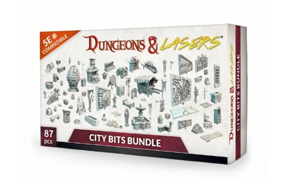 Accessoires de Décor de Ville pour Jeux de Rôle - City Bits Bundle DL