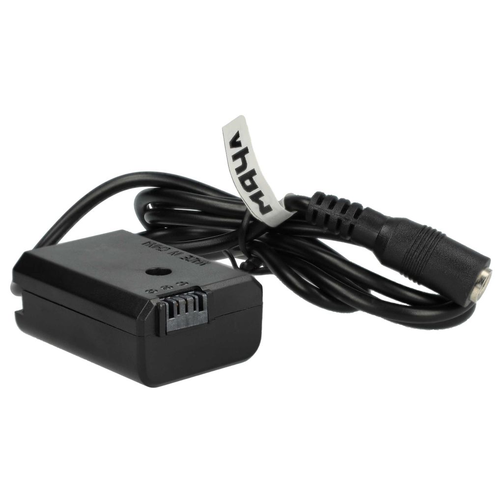 vhbw DC Kuppler Netzadapter kompatibel mit Sony ZV-E10 Kamera, Digitalkamera, DSLR, Spiegelreflex