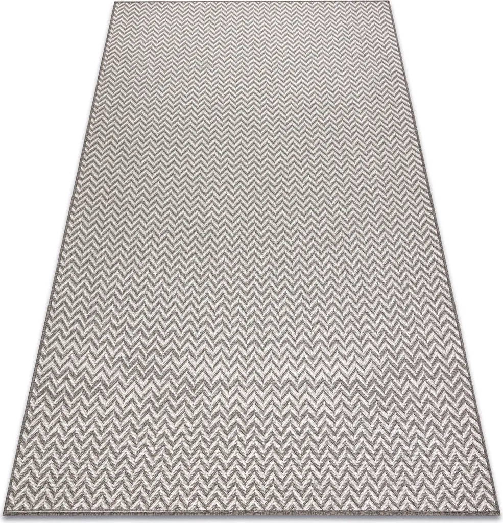 Tapis Sisal Anti-Taches et Durable Zigzag 2901 Beige 120x170 cm
