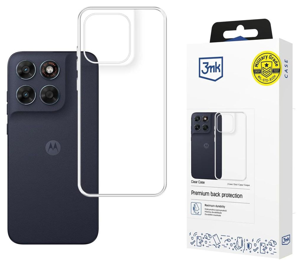 3mk, priehľadné puzdro na smartfón pre Motorola Moto G87 Obrázok produktu 