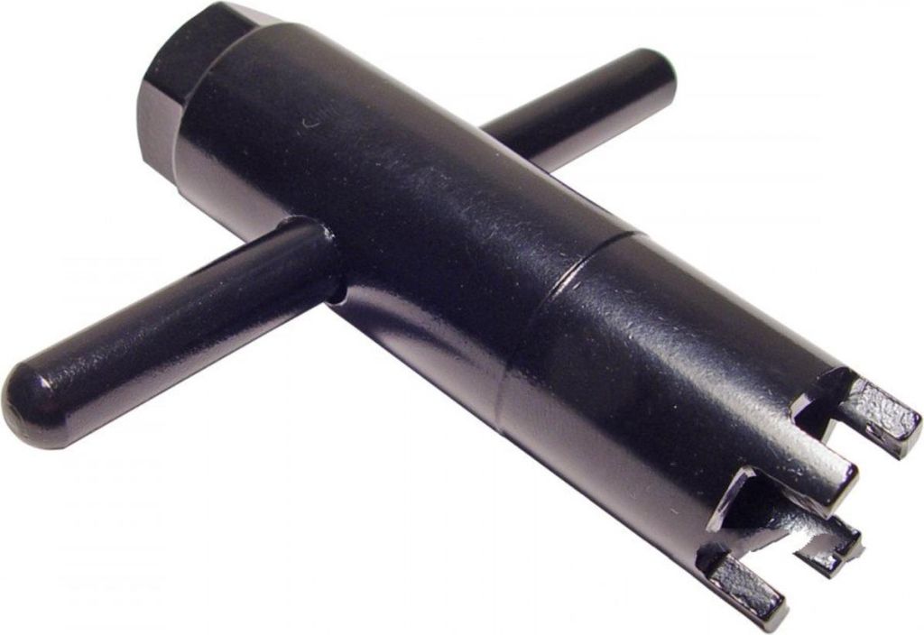 JMP Nutmuttern-Stecknuss für Schwinge/Rahmen Innen-20 mm/Außen-27,4 mm 4 Haken passend für BMW