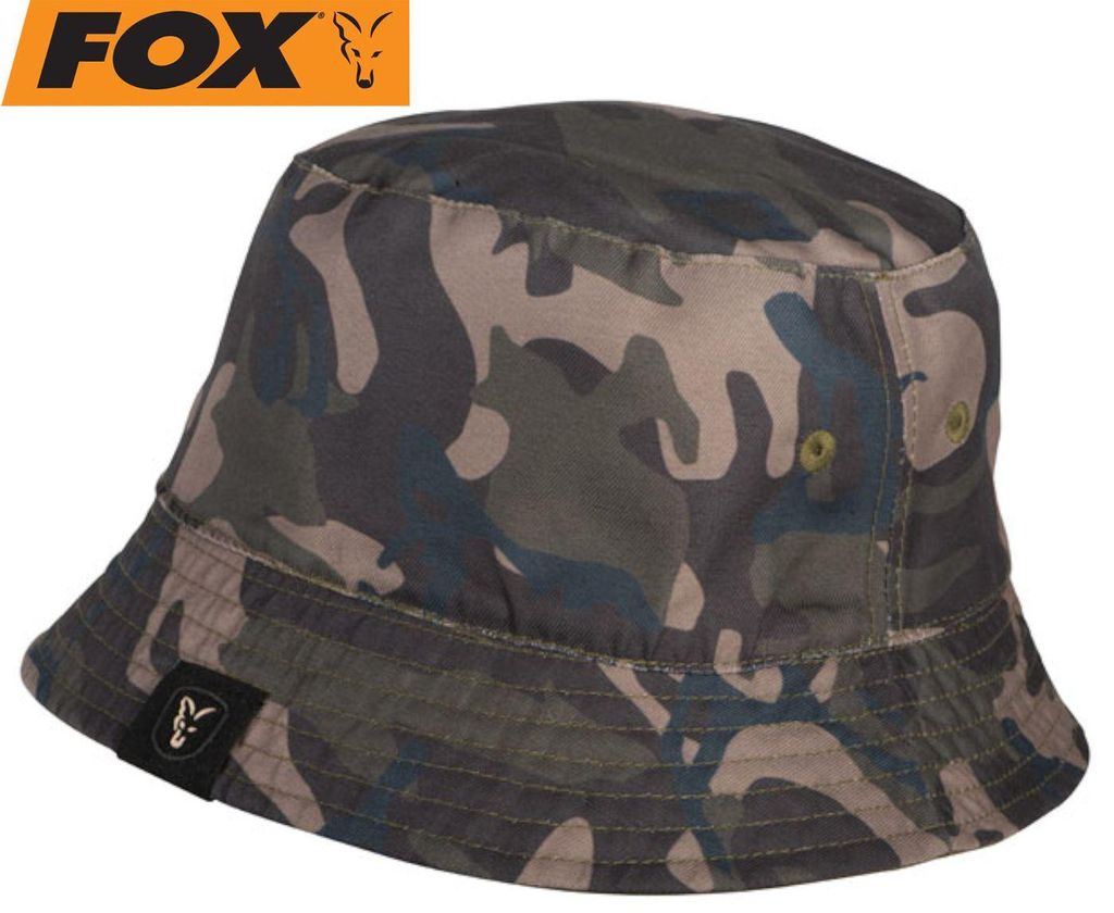 Fox Khaki/Camo reverse bucket hat - Hut für Karpfenangler Produktbild 