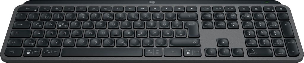 MX Keys S Tastatur, RF Wireless + Bluetooth, DE-Layout, Produktbild 