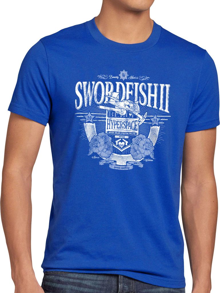 A.N.T. Bebop Hyperspace Herren T-Shirt swordfish anime mono racer cowboy