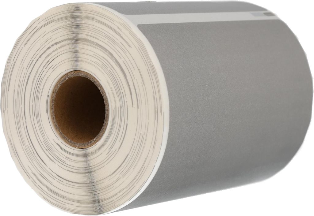 DULA Labels - Kompatibel mit Dymo S0904980 Labels - Silber - Große Versandetiketten - 1 Rolle - 104 x 159 mm - 220 Etiketten pro Rolle