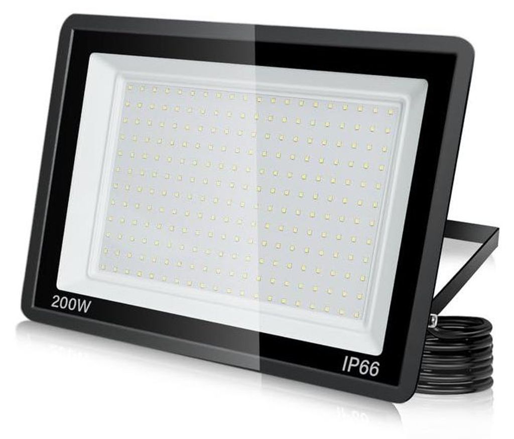 LED-Flutlicht 200 W 20.000 lm IP66 wasserdicht kaltweiß