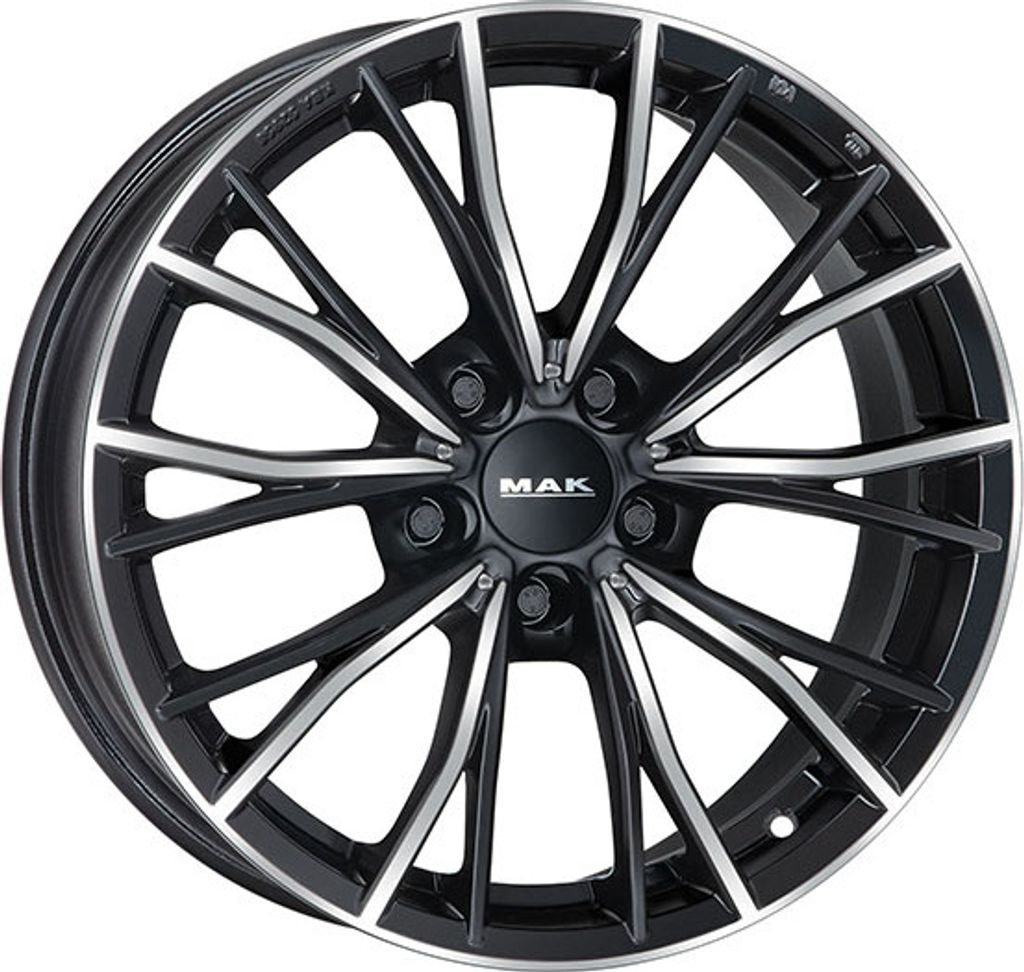 Alufelge Mak Mark 8X19 5X112 Et 30 Black Mirror