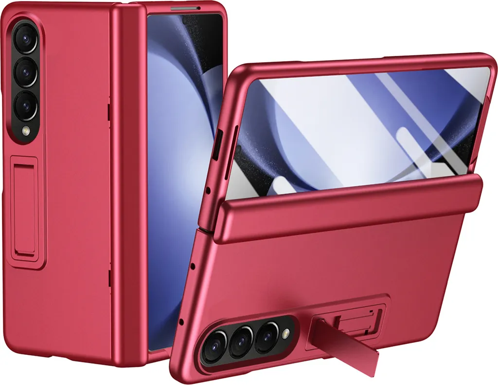 Cover Gamer Z Fold 3 5G Rosso Stand - Protezione Cerniera Hardcore