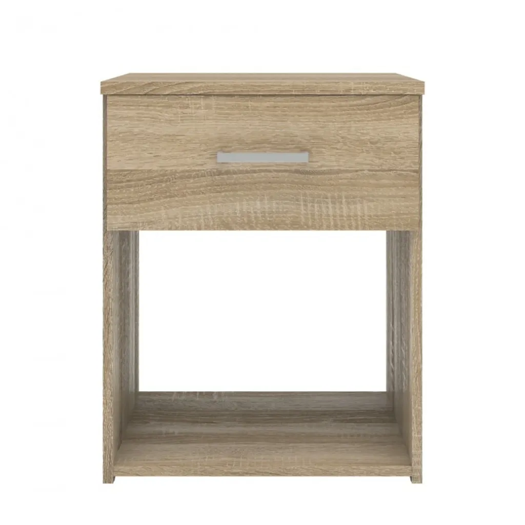 Table de chevet SPACE robuste en chêne structuré avec finitions soignées - 9