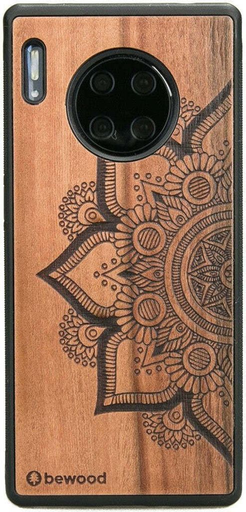 Holzhülle Bewood für Huawei Mate 30 Pro, Mandala Apfelbaum