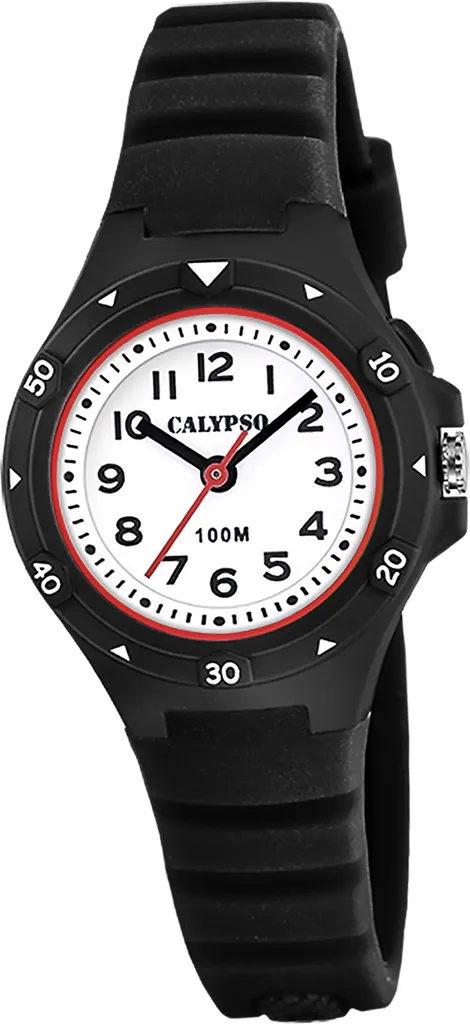 Montre Calypso Enfants D2UK5846/6 Analogique Noire en Caoutchouc