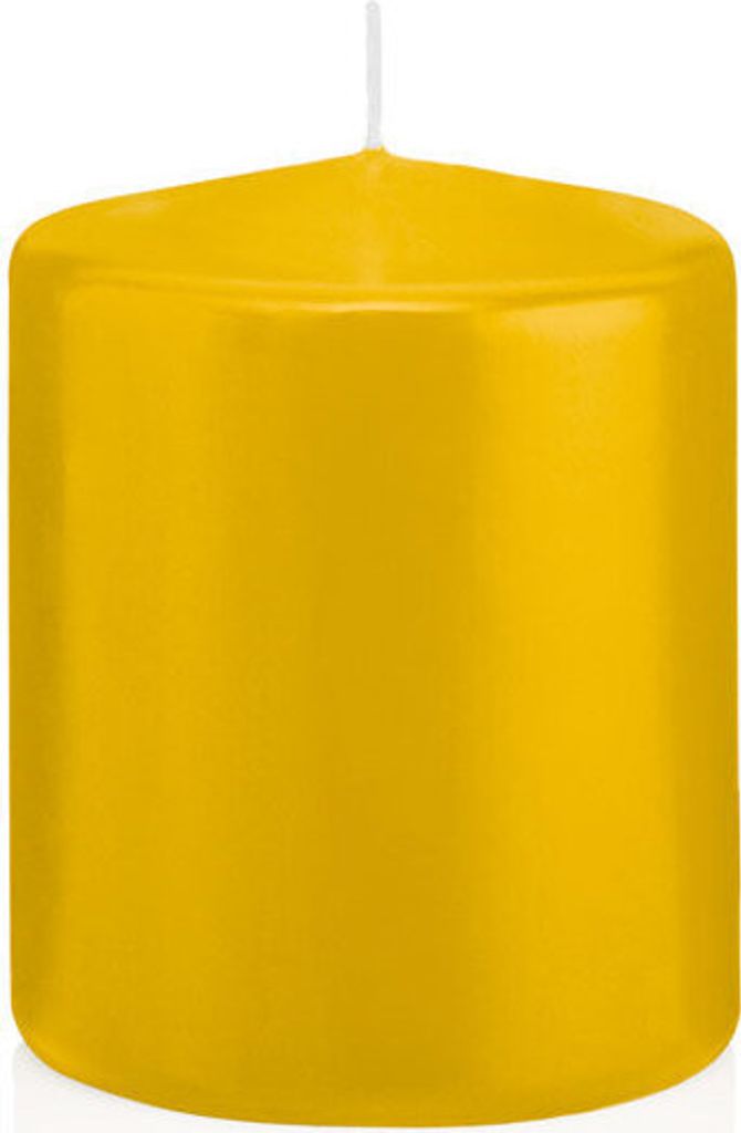 Wiedemann Stumpenkerzen Dotter Gelb 100 x Ø 78 mm, 8 Stück