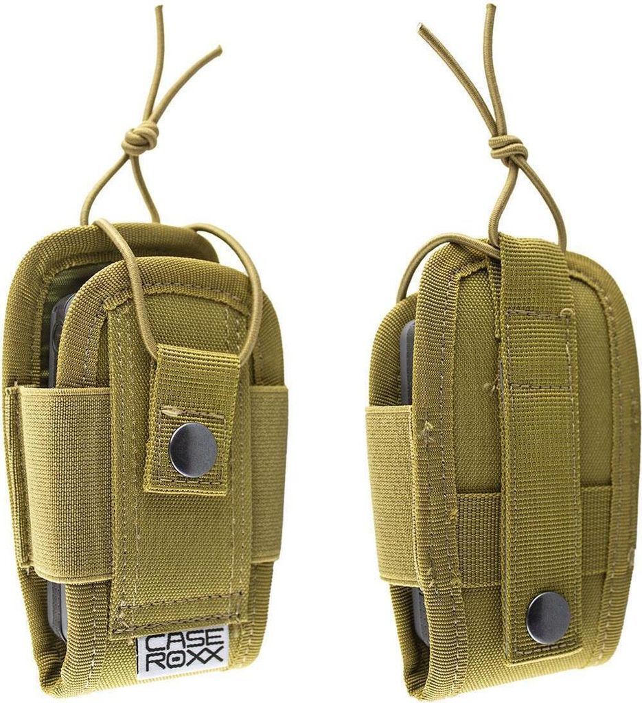 caseroxx Funkmelder-Molle Tasche kompatibel mit Airbus-, Motorola Tetra Pager, etc.