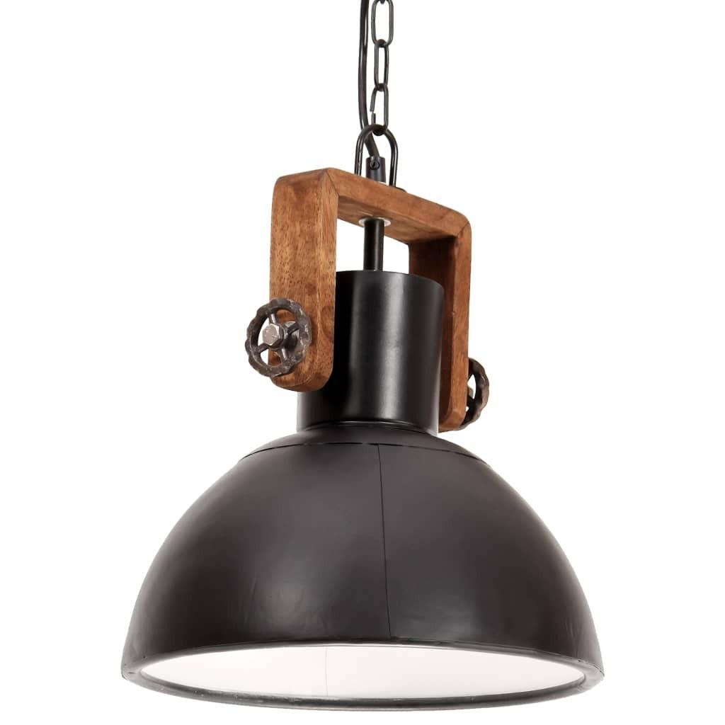 Industrialna Lampa Wisząca, 25 W, Czarna, Okrągła, 30 Cm, Zdjęcie produktu 
