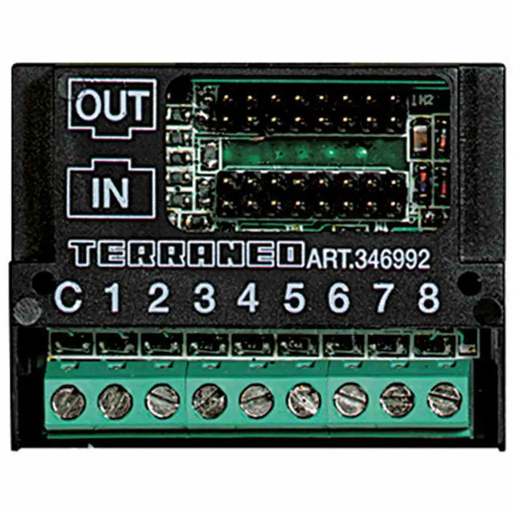Module d'appel pour interphone Bus BTICINO 8 touches blanc 53x41x25mm