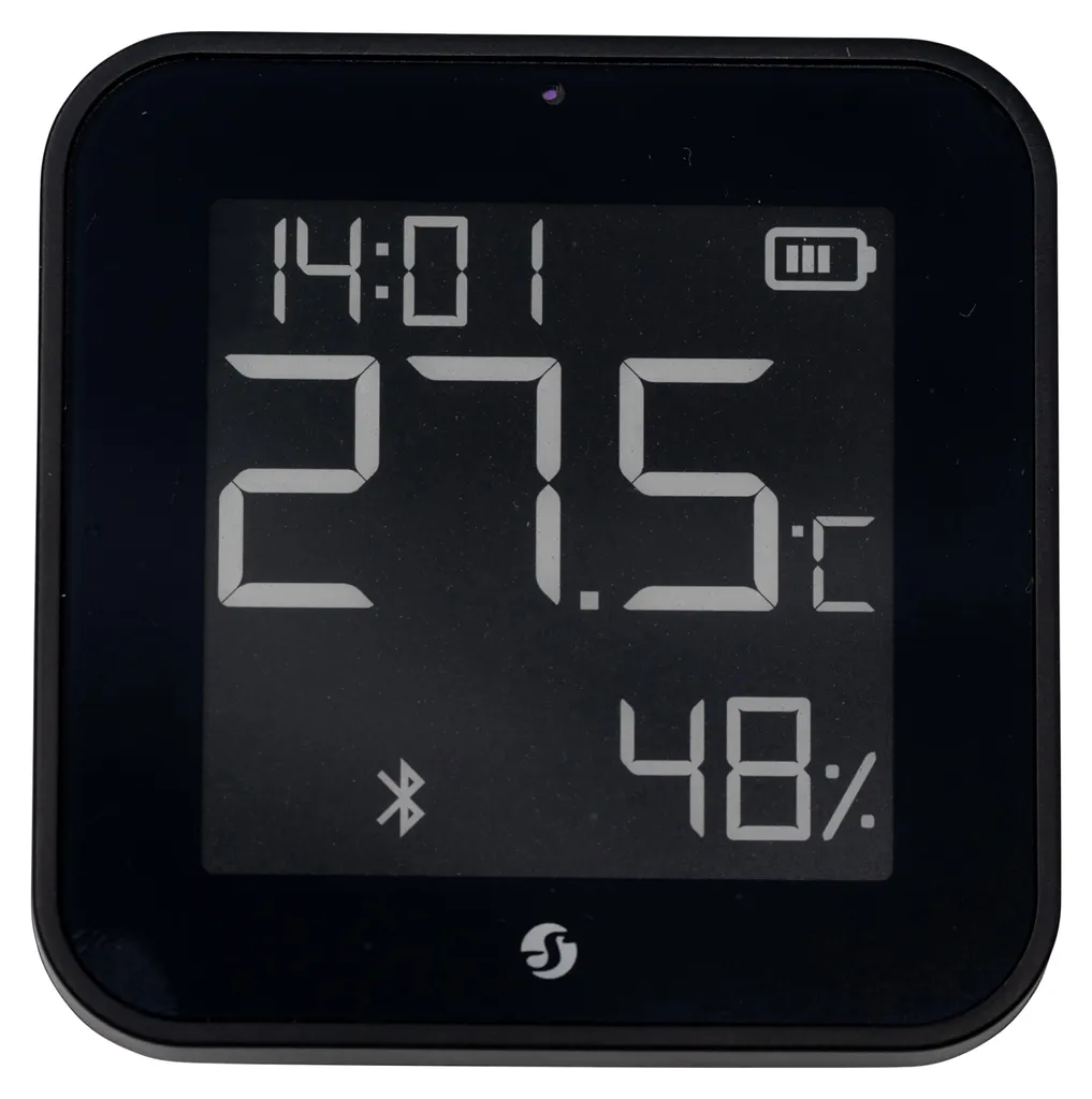 Capteur d'Humidité et Température Bluetooth Shelly BLU ZB H&T Noir