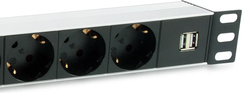 Évitez les Surtensions : Multiprise Rack 19 Alu 7 Prises et 2 USB-A - 3