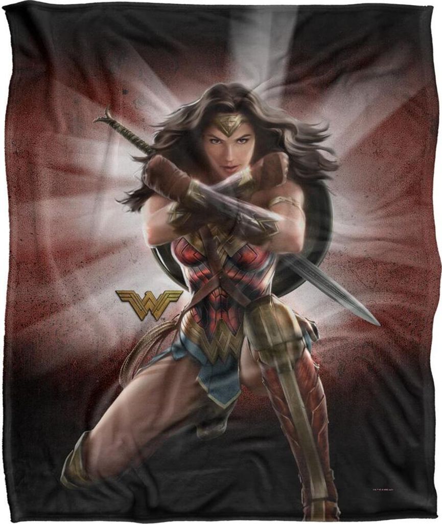Wonder Woman - Decke, Pose TV19425 (Einheitsgröße) (Bunt)
