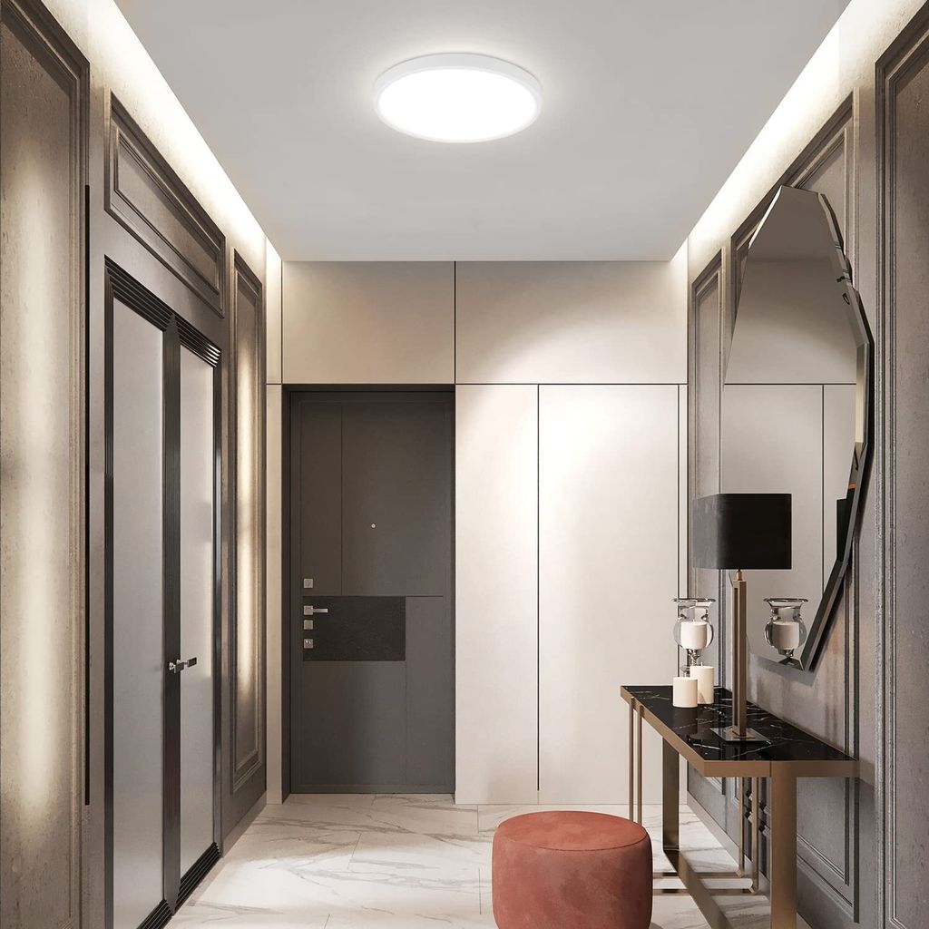 Led Deckenleuchte ZMH 23CM Modern Flach Deckenlampe Wasserdichtes