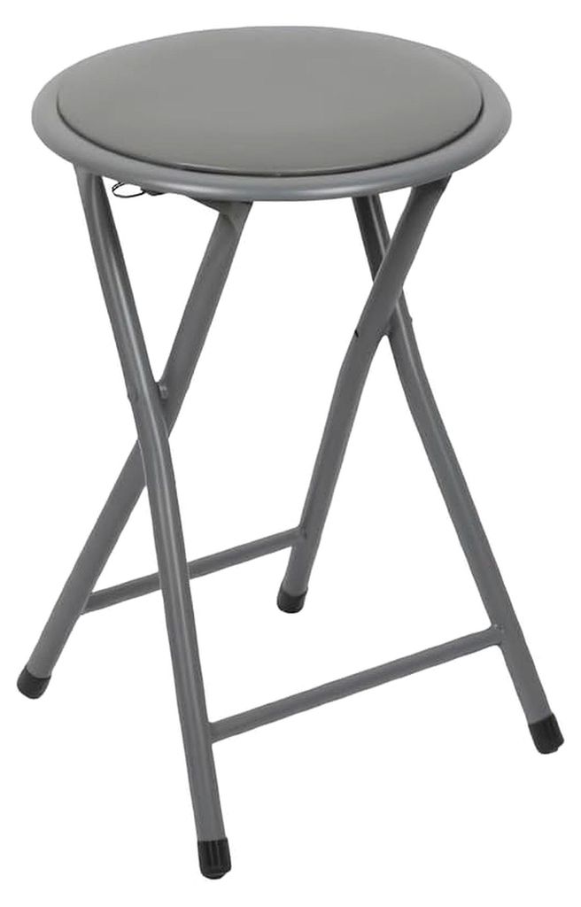 Klapphocker Küchenhocker Sitzhocker Grau