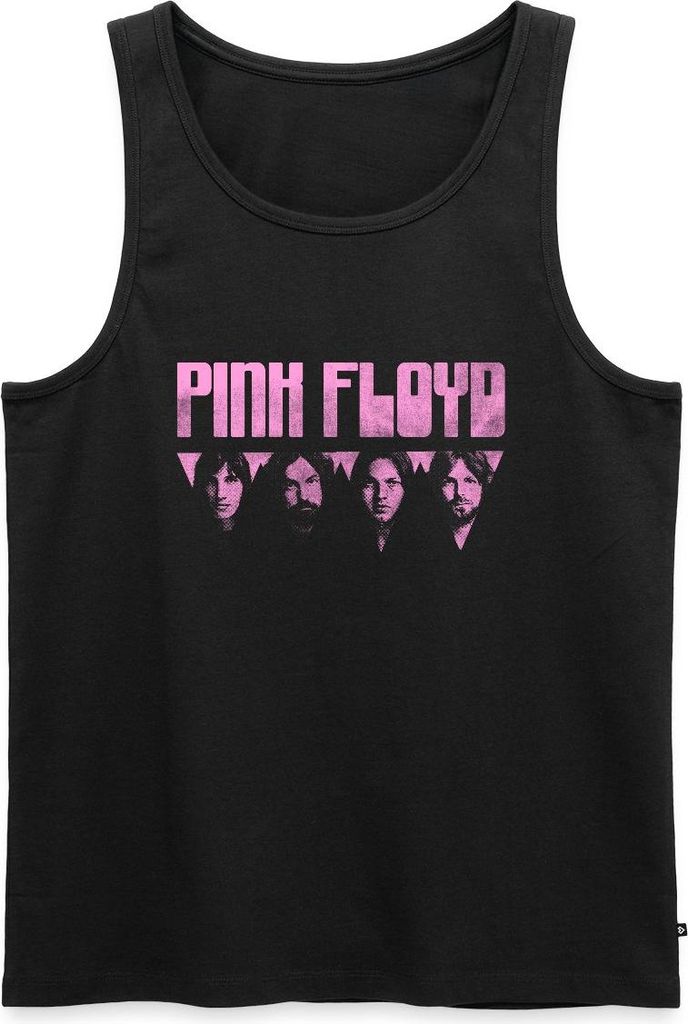 Spreadshirt Pink Floyd Logo Pink Männer Premium Tank Top, XS, Schwarz