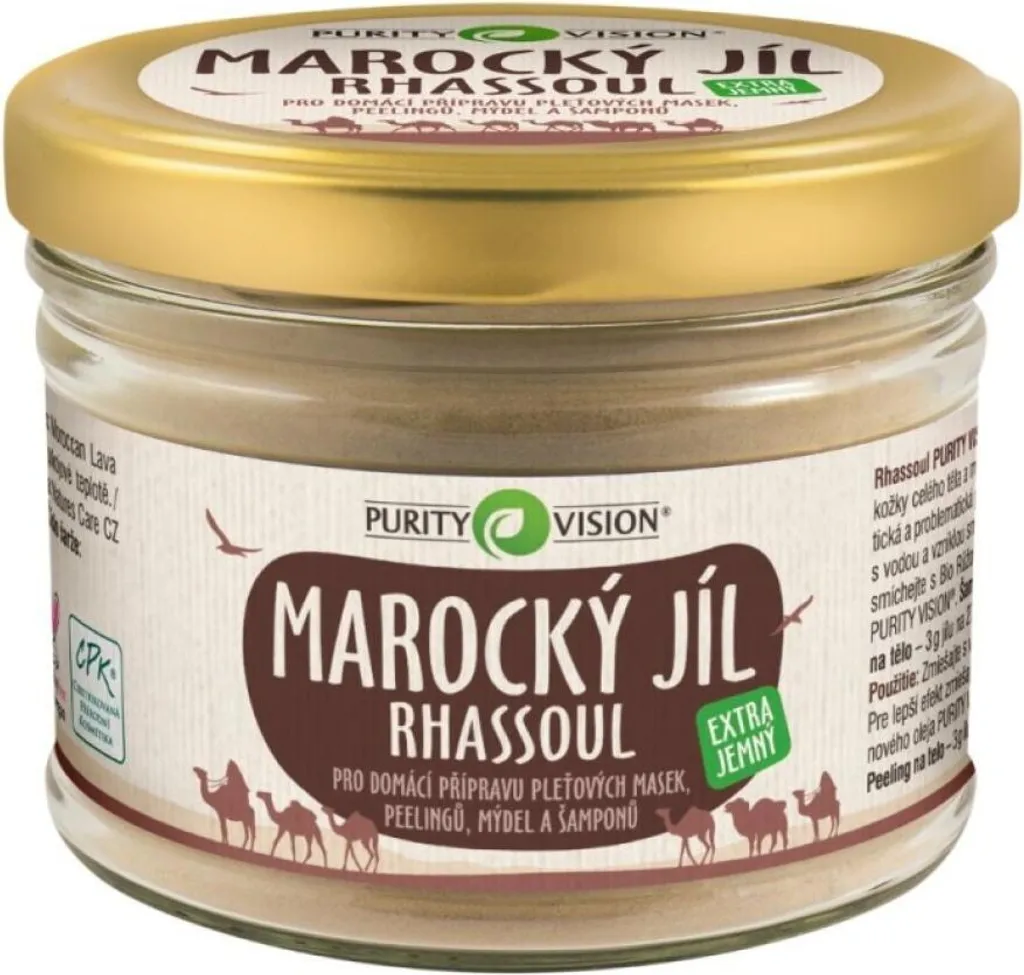 Argilla Rhassoul Purity Vision 450g - Maschera Viso e Capelli Detox