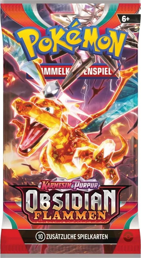 Set de 36 Boosters Pokémon Obsidian Flames SV03 - Édition Allemande