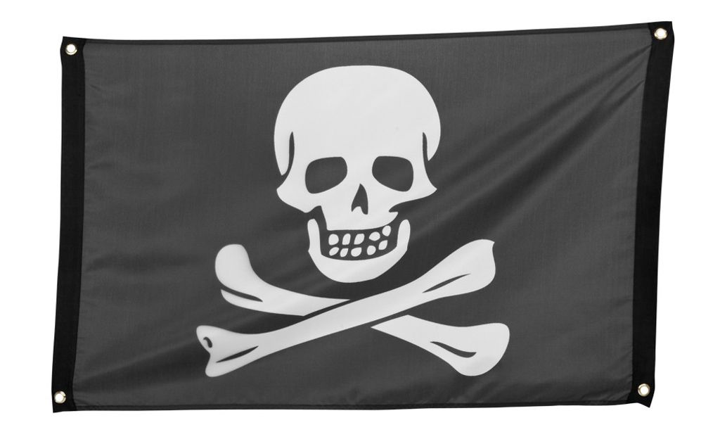Boland 74162, Fahnenbanner, Polyester, Schwarz, Abbildung, Produktbild 
