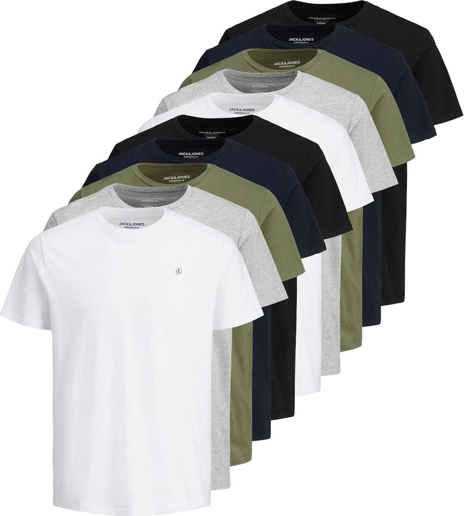 JACK&JONES Herren T-Shirt, 10er Pack - JORJXJ, T-Shirt, Produktbild 